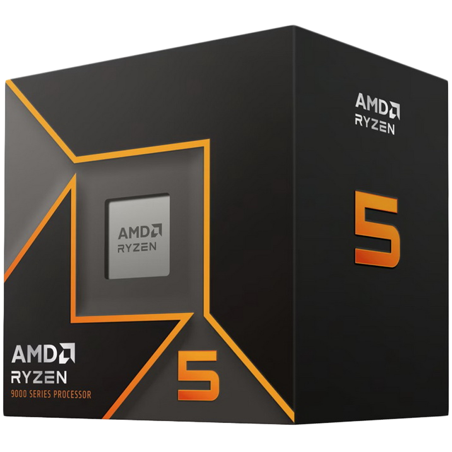 AMD CPU Desktop Ryzen 5 6/12T 9600 (5.2GHz,38MB,65W,AM5) box, with Wraith Stealth Cooler and Radeon Graphics (100-100000718BOX)