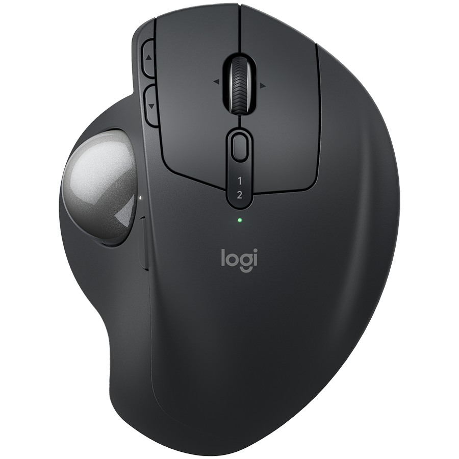 LOGITECH MX Ergo S Advanced Wireless Trackball - GRAPHITE - 2.4GHZ/BT - EMEA28-935 - EMEA (910-007260)