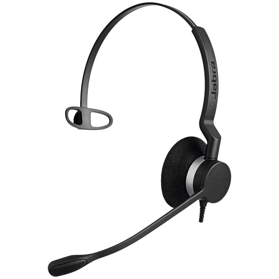 JABRA BIZ 2300 USB Mono, Type: 82 E-STD, Microphone boom: FreeSpin (headband), USB connector, with mute-button and volume control on the cord (2393-829-109)