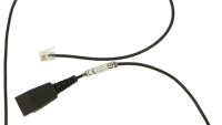 JABRA Smart Cord, QD to RJ9, coiled, with 8-position switch configurator, for Avaya one-X Telephone system ( for 96XX Series) (88001-04)