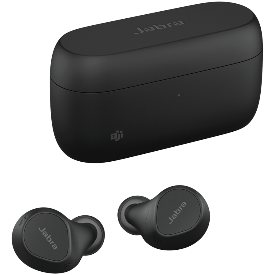 JABRA EVOLVE2 Buds MS, Cradle USB-C MS, Link 380 BT adapter USB-C MS, 30 cm USB-C to USB-A cable, Ear gels, USB-A to USB-C adapter, wireless charging pad, warranty (20797-999-889)