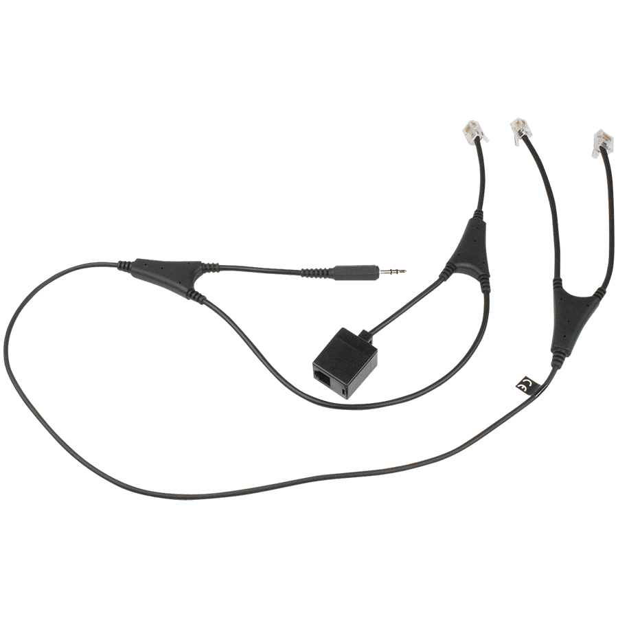 JABRA Link MSH-Adapter cord (only for GN 9120 EHS Version & GN 93XX) for Alcatel IP Touch device: 4028/4038/4068/4029/4039 does not replace MSH Software (14201-09)