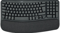 LOGITECH Wave Bluetooth ergonomic keyboard - GRAPHITE - US INT'L (920-012304)