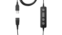 JABRA Link 260, USB enabler QD to USB, Plug&Play connection for corded JABRA Headsets with PC-based Audio- and voice applications, Call Control button. MS only guaranteeed with Biz 2300 WB & Biz 2400 WB. (260-09)