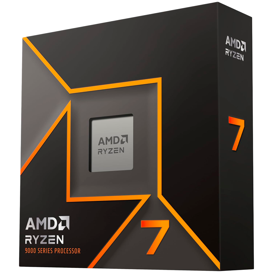 AMD CPU Desktop Ryzen 7 8C/16T 7700 (5.3GHz Max, 40MB,65W,AM5) box, with Radeon Graphics and Wraith Stealth Cooler (100-100000592SBX)