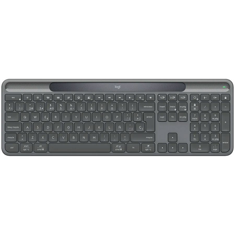 LOGITECH Slim Solar+ for Business - GRAPHITE - US INT'L - 2.4GHZ/BT - INTNL-973 - UNIV (920-013779)