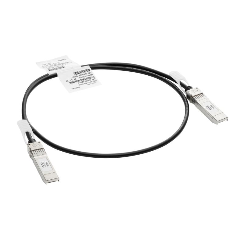 ARUBA NETWORKS HPE Aruba Networking 10G SFP+ to SFP+ 1m Direct Attach Copper Cable (J9281D)