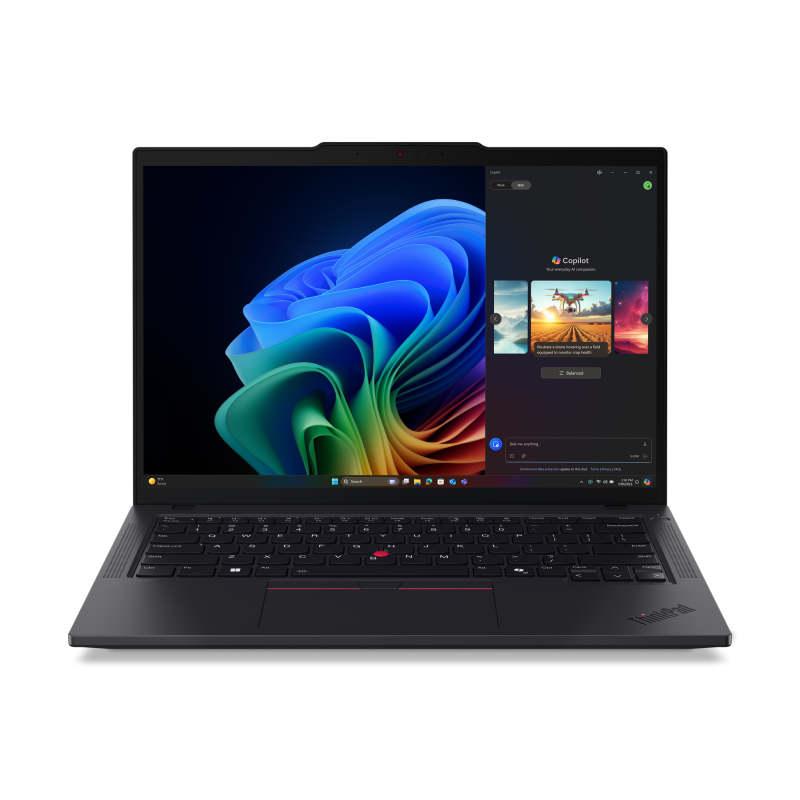 Laptop ThinkPad T14 Gen 6 (AMD); 14" WUXGA (1920x1200) IPS 400nits Anti- glare, 45% NTSC, 60Hz, DBEF5; AMD Ryzen™ AI 7 PRO 350 (8C / 16T, 2.0 / 5.0GHz, 8MB L2 / 16MB L3); Video Integrated AMD Radeon™ 860M Graphics; RAM 1x 32GB SO-DIMM DDR5-5600; 1TB SSD M.2 2280 PCIe® 4.0x4 Performance NVMe® Opal (21QJ005BRI)