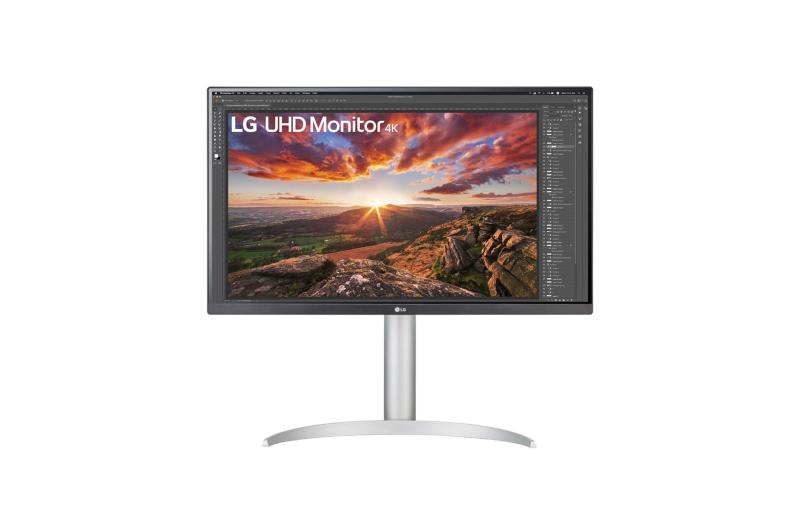 Monitor LG 27" 27UP850K-W.AEU, Diagonal (inch): 27, Diagonal (cm): 69, Aspect ratio: 16:9, Panel: IPS, Resolution: 3840x2160, Refresh Rate: 60Hz, Response time GtG: 5ms, Brightness (max): 400 cd/m², Contrast (static) : 1200:1, Viewing angle: 178/178, Color Gamut Type: DCI-P3 95% , Colours: 1.07B (27UP850K-W.AEU)
