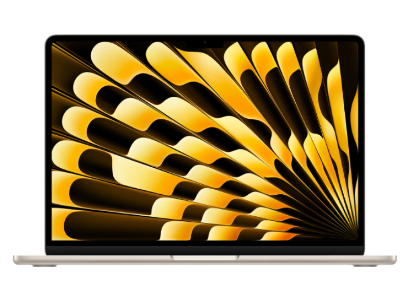 MacBook Air 13.6" Retina/Apple M4 (CPU 10-core, GPU 10-core, Neural Engine 16-core)/16GB/512GB - Starlight -US KB (2025) 35W USB‑C (Cto from MW103RO/A) (Z1CW000DE)
