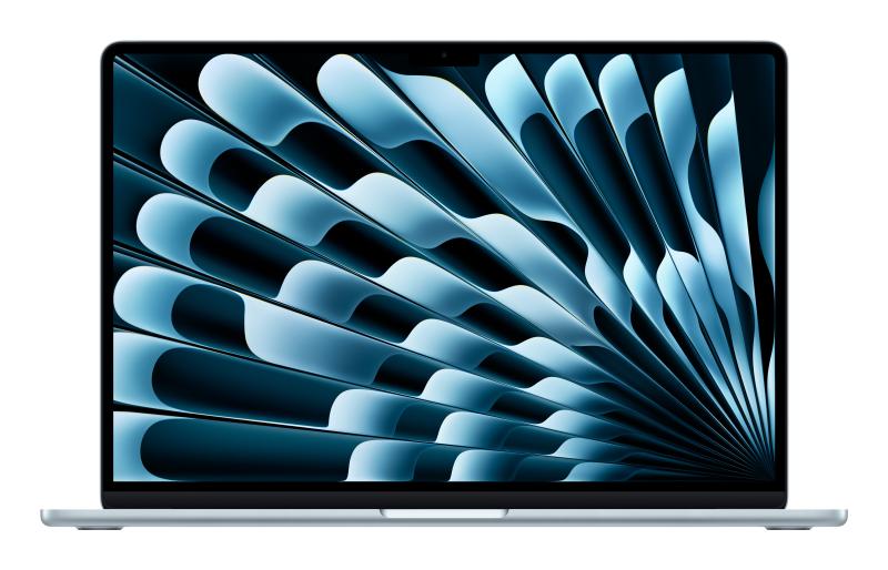 MacBook Air 15.3" Retina/Apple M4 (CPU 10-core, GPU 10-core, Neural Engine16-core)/16GB/256GB - Sky Blue - INT KB (2025) (MC7A4ZE/A)