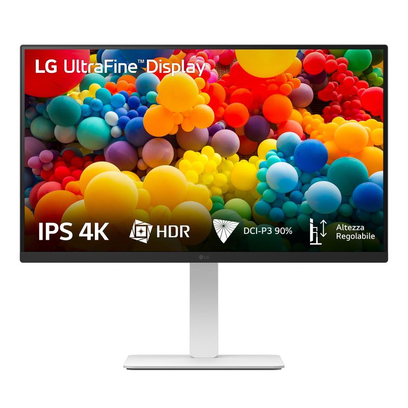 Monitor LG 27" 27US550-W.AEU, Diagonal (inch): 27, Diagonal (cm): 68.4, Aspect ratio: 16:9, Panel: IPS, Resolution: 3840x2160, Refresh Rate: 60Hz, Response time GtG: 5ms, Brightness (max): 300 cd/m², Contrast (static) : 1000:1, Viewing angle: 178/178, Color Gamut Type: DCI-P3, Color Gamut Coverage (27US550-W.AEU)