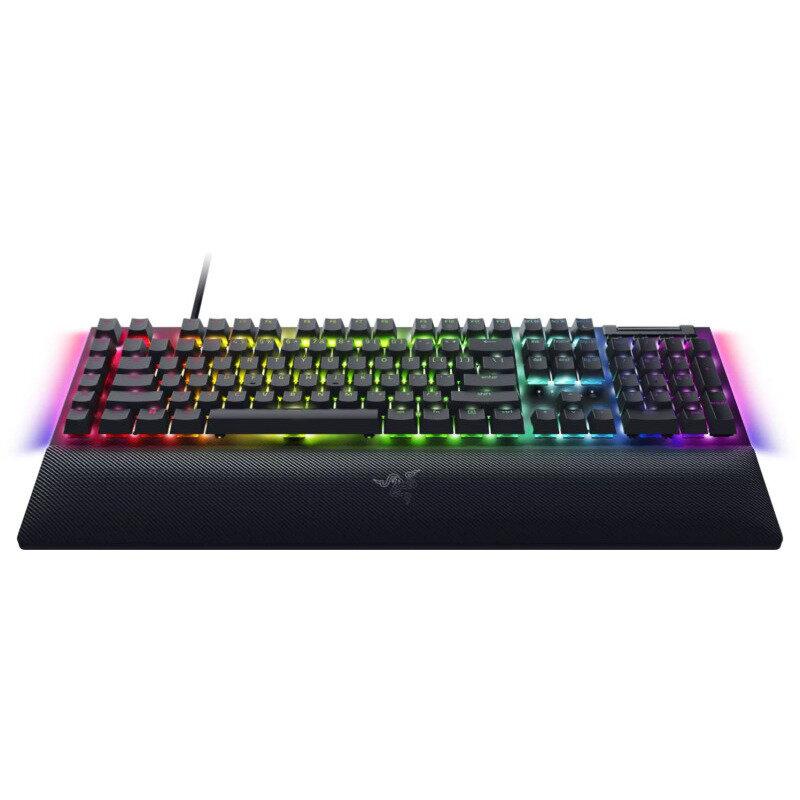 Tastatura mecanica gaming BlackWidow V4 (Green Switch), negru (RZ03-04690100-R3M1)