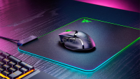 Mouse Razer Basilisk V3 X HyperSpeed, rezolutie 18000 DPI, iluminare RGB Chroma, senzor Razer™ 5G Advanced 18K DPI Optical Sensor, durata de viata baterie pana la 285 ore (hyperspeed), pana la 535 ore (bluetooth), negru (RZ01-04870100-R3G1)
