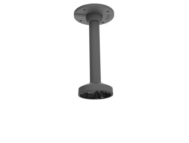 Suport pentru montaj pe tavan pentru camere mini dome Hikvision DS-1271ZJ-120/BK, material aliaj de aluminiu, dimensiuni: Φ 150 × 543 mm, greutate: 1290g, culoare: negru. (DS-1271ZJ-120/BK)