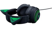 Casti Razer Kraken Kitty V2 Pro USB-A, senzitivitate 96 dB SPL / mW @ 1kHz by HATS si senzitivitate microfon -42 dB, frecventa raspuns 20Hz-20kHz, frecventa raspuns microfon 100Hz-10kHz impedanta 32 Ω (1 kHz), lungime cablu 2m, negru (RZ04-04510100-R3M1)
