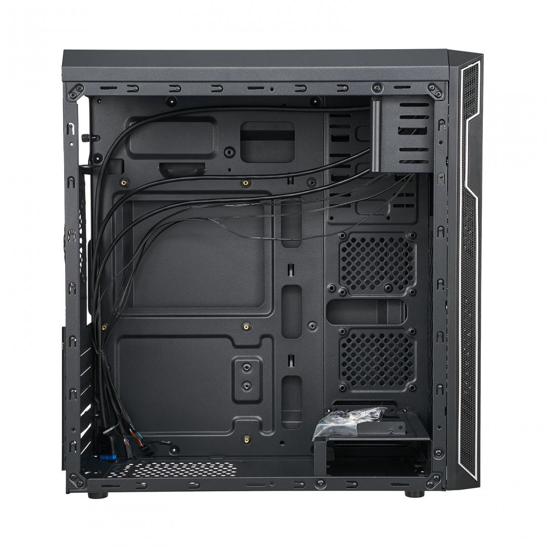 Carcasa PC Serioux OFFICE, fara sursa, Middle Tower, ATX, black (SRXC-OFFICE)