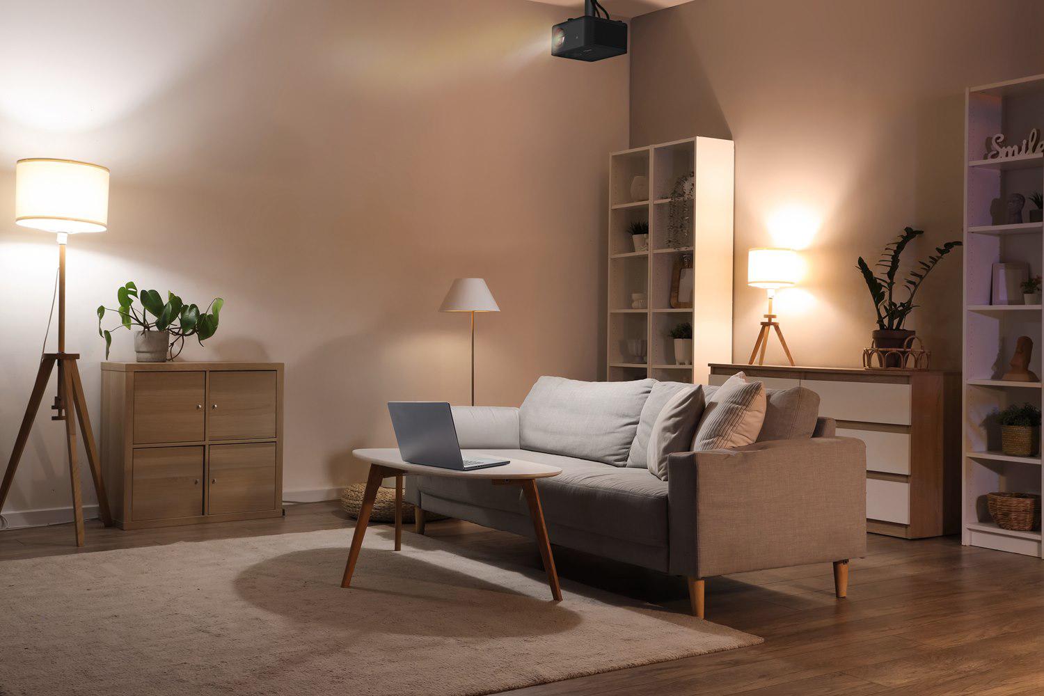 Videoproiector Optoma Photon Life PK32, UHD (3840x2160), 2.200 lumeni, 4 LED 30.000 ore, 250.000:1, 16:9/ 16:10/ 4:3, 1.497m - 4.848m, 1.52m ~ 3.81m (60" ~ 150") diagonal, zoom 1.3, 2 x HDMI 2.0 (eARC), 1 x USB-C, 1 x USB-A power 2A, 1 x Audio 3.5mm, 30-32 dB, Kensington Lock, IP5X (Optical Engine (E3PB021E111)