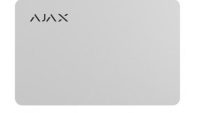 Cartela de proximitate Ajax Pass WH, 13.56 MHz, alb;Criptare 128-bit; Protectii: criptare, autentificare, interceptie semnal; Conectare: max 13 hub-uri; Capacitate sistem: max 50 - Hub 2, max 99 - Hub Plus, max 200 - Hub 2 Plus; Temperatura de functionare: -10°C - 40°C; Dimensiune: 86 x 54 x 0.8 mm (PASS WH)