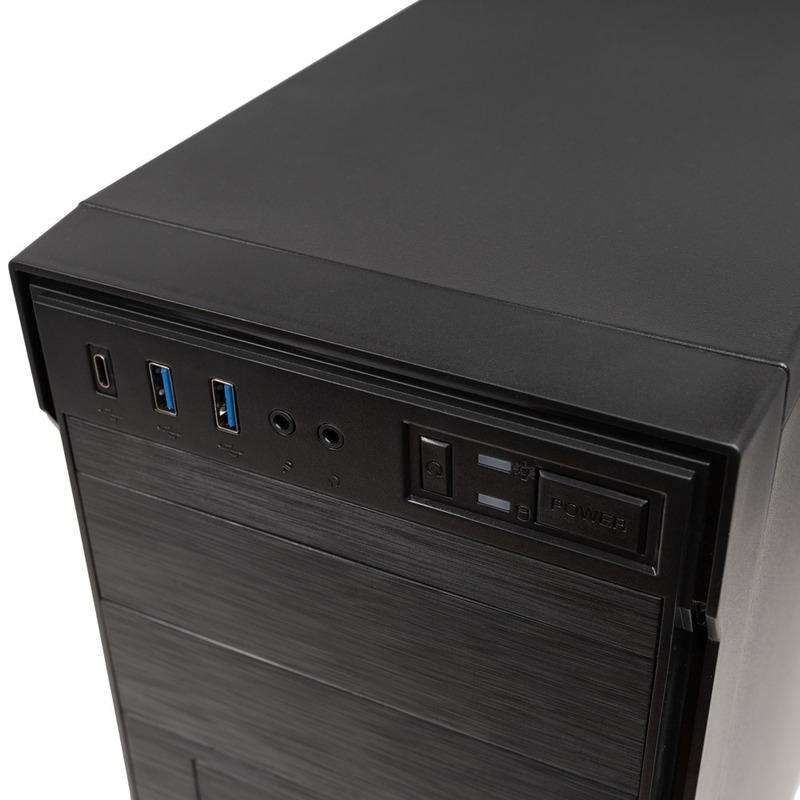 Carcasa SPACER SPCS-OC-APOLLO-250W Mid Tower NEGRU, Sloturi Expansiune 6, Drive Bays: 2x5.25" 5x3.5" 1x2.5", Ventilatoare Suportate: 2, Format Placa De Baza Suportat: Mini-ITX, Micro-ATX, ATX, Lungime Maxima Placa Video: 280mm, Inaltime Maxima Cooler Procesor: 145mm, sursa 250W inclusa (SPCS-OC-APOLLO-250W)