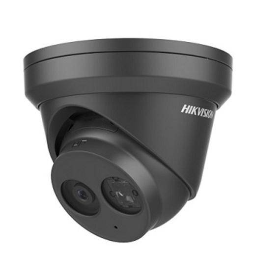 Camera supraveghere Hikvision IP turret DS-2CD2343G2-IU(2.8mm)(BLACK), 4MP, culoare neagra, Acusens - filtrarea alarmelor false dupa corpul uman si masini, microfon audio incorporat, senzor: 1/3″ Progressive Scan CMOS, rezolutie: 2688 × 1520@30fps, iluminare: Color: 0.005 Lux @ (F1.6, AGC ON), 0 Lux (DS-2CD2343G2-IUB28)