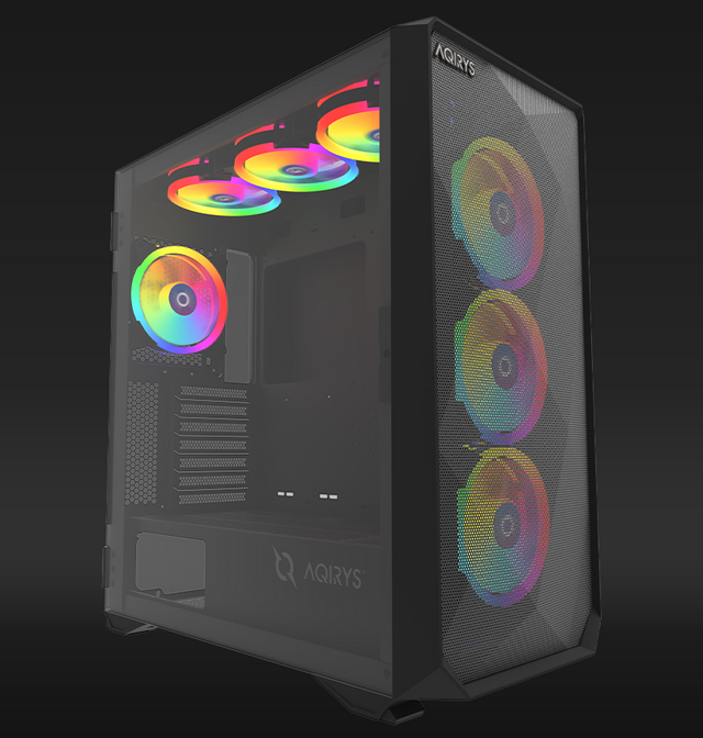 Carcasa AQIRYS ARCTURUS PRO 2.0 Mid Tower ARGB NEGRU (AQRYS_ARCTURUSPROV2)