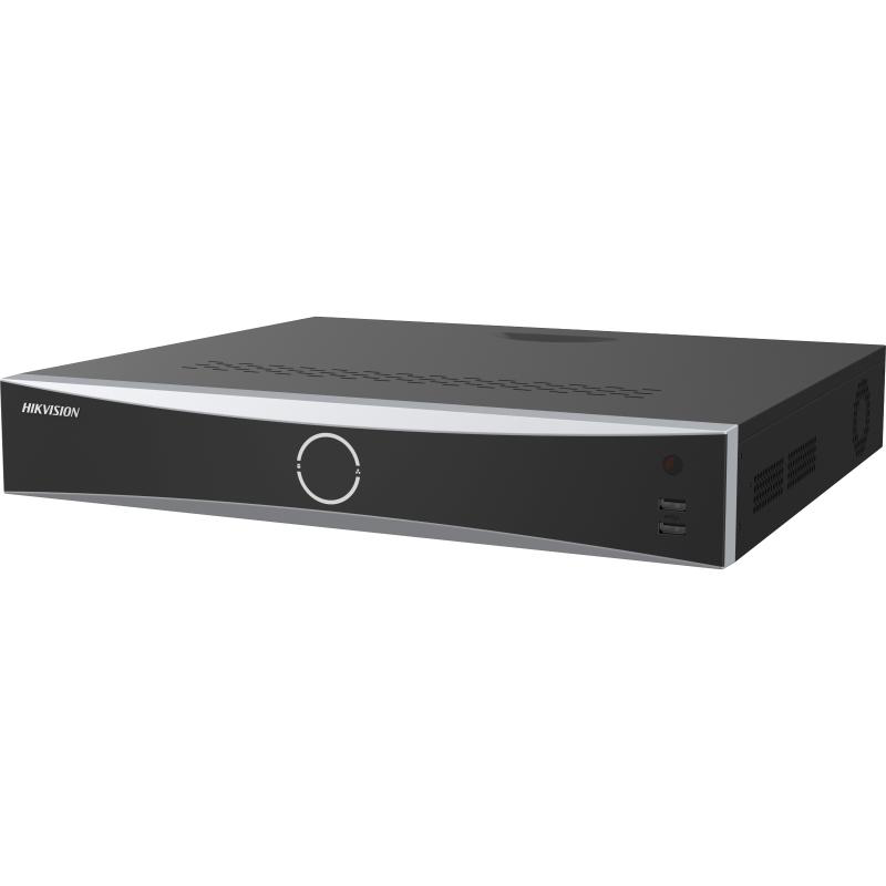 NVR Hikvision 16 canale AcuSeek DS-7716NXI-I4/VPRO; Up to 16-ch AcuSeek and AcuSearch function, Up to 8-ch facial recognition for face picture, Up to 16-ch IP camera inputs, Up to 32-ch 1080p decoding capability, H.265+/H.265/H.264+/H.264, iesiri: HDMI/VGA, 4x SATA max 20TB pe HDD, 16x POE, AI by (DS-7716NXI-I4/16P/VPRO)