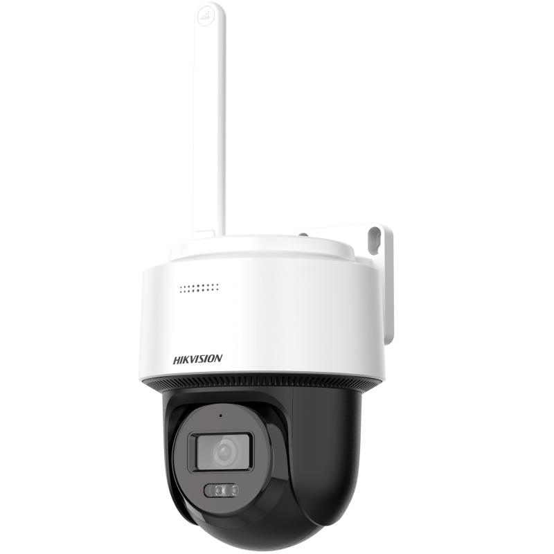 Camera de supraveghere IP PT Hikvision DS-2DE2C400MWG-4G(2.8MM), lentila fixa: 2.8mm, iluminare: Color: 0.005 Lux @ (F1.6, AGC ON),B/W: 0 Lux cu IR: 30m, lumina alba: 30m, microfon si difuzor incorporat, slot card de memorie: microSD/microSDHC/microSDXC card, up to 512 GB, alarma la evenimente (DS-2DE2C400MWG-4G(2.8MM))