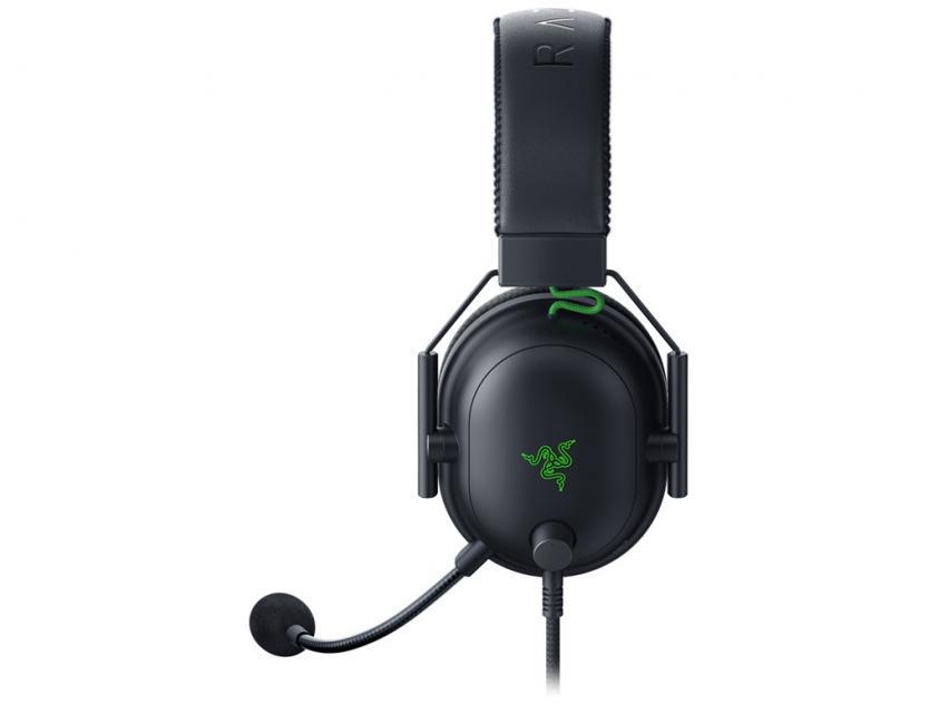 Casti cu microfon Razer BlackShark V2, Wired Gaming Headset + USB Sound Card, negru (RZ04-03230100-R3M1)