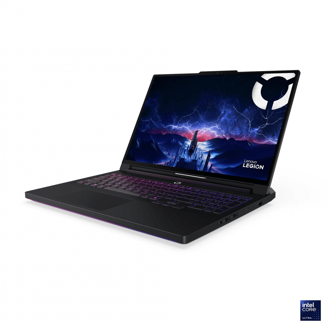 Laptop Lenovo Gaming Legion Pro 7 16IAX10H, 16" WQXGA (2560x1600) OLED 500nits (Typical) / 1100nits (Peak) Glossy, 100% DCI-P3, 240Hz, DisplayHDR™ True Black 1000, Dolby Vision®, G-SYNC®, Low Blue Light, High Gaming Performance, Flicker Free, Intel® Core Ultra 9 275HX, 24C (8P + 16E) / 24T, Max (83F500HYRM)