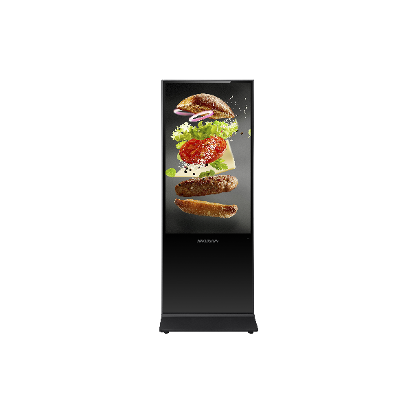 Totem Hikvision indoor Digital Signage, 55", Cortex-A17 4-core , 2GB+16GB, Android 8.1, 4K, Industrial A+ interface, 500cd/m², RJ45/ USB/WIFI, HDMI input *2 (DS-D6055UL-B/S)