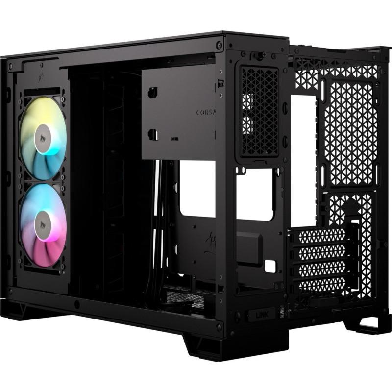 Carcasa CORSAIR iCUE LINK 2500X Micro ATX Dual Chamber NEGRU (CC-9011267-WW)