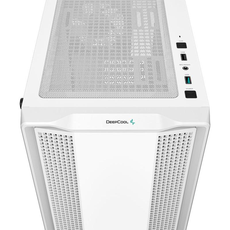 Carcasa DEEPCOOL CC360 Mid Tower ARGB ALB (R-CC360-WHAPM3-G-1)