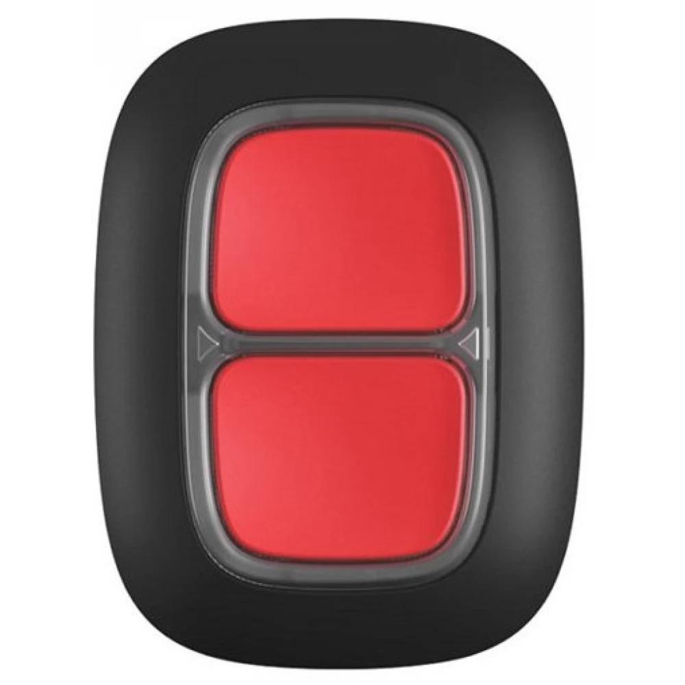 Buton panica / smart wireless, negru - AJAX; Numar butoane: 2; Utilizare ca buton panica sau control automatizari, cominicare bidirectionala; Protectie apasare accidentala: necesita apasare simultana, despartitor din plastic; Frecventa operare: 868.0 - 868.6 MHz, Putere RF: autoajustabila max. 20 (DOUBLEBUTTON BL)