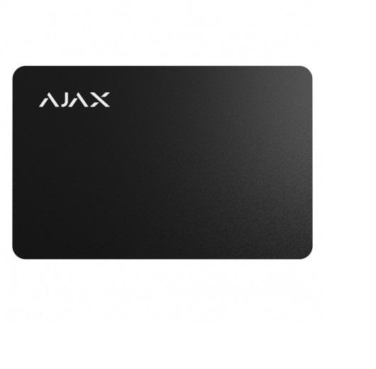 Cartela de proximitate Ajax Pass WH, 13.56 MHz, negru; Criptare 128-bit; Protectii: criptare, autentificare, interceptie semnal; Conectare: max 13 hub-uri; Capacitate sistem: max 50 - Hub 2, max 99 - Hub Plus, max 200 - Hub 2 Plus; Temperatura de functionare: -10°C - 40°C; Dimensiune: 86 x 54 x 0.8 (PASS BL)