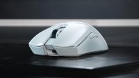 Mouse Razer Viper V2 Pro, Razer HyperSpeed Wireless, cu fir Speedflex Cable, viata baterie pana la 80h, White (RZ01-04390200-R3G1)