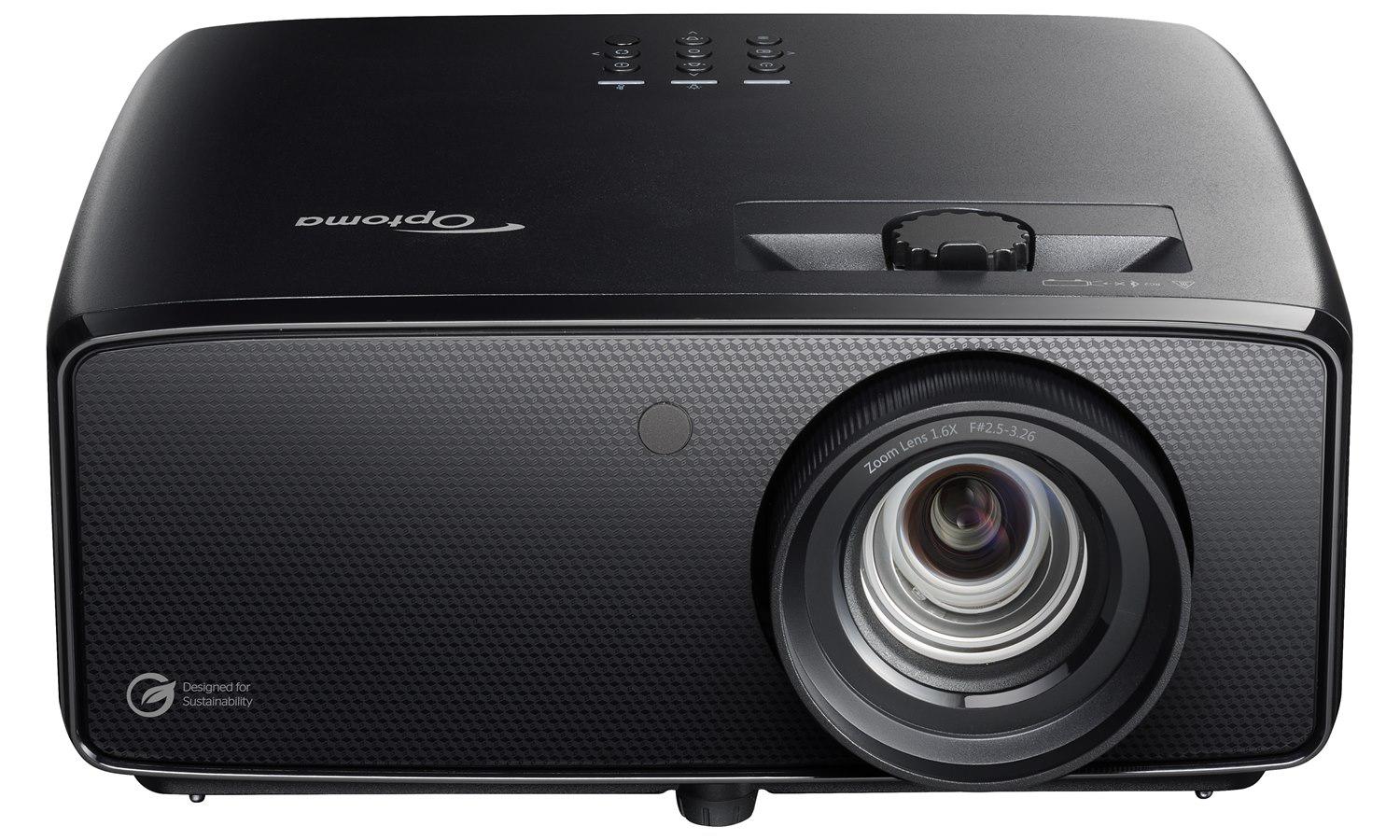 Videoproiector Optoma UHZ58LV, DLP laser 30.000 ore, 4K UHD (3840x2160), 3.000 lumeni, 3.000.000:1, 16:9/ 4:3, distanta maxima proiectie 10m, zoom 1.6x, 3* HDMI, 1 x USB-A power 1.5A, 2 x USB-A power 2A, 1 x 3D sync, 1 x Audio 3.5mm, 1 x S/PDIF, RJ45, 1 x RS232, 1 x 12V trigger, 28- 32dB, full 3D (E3P7NF1E111)