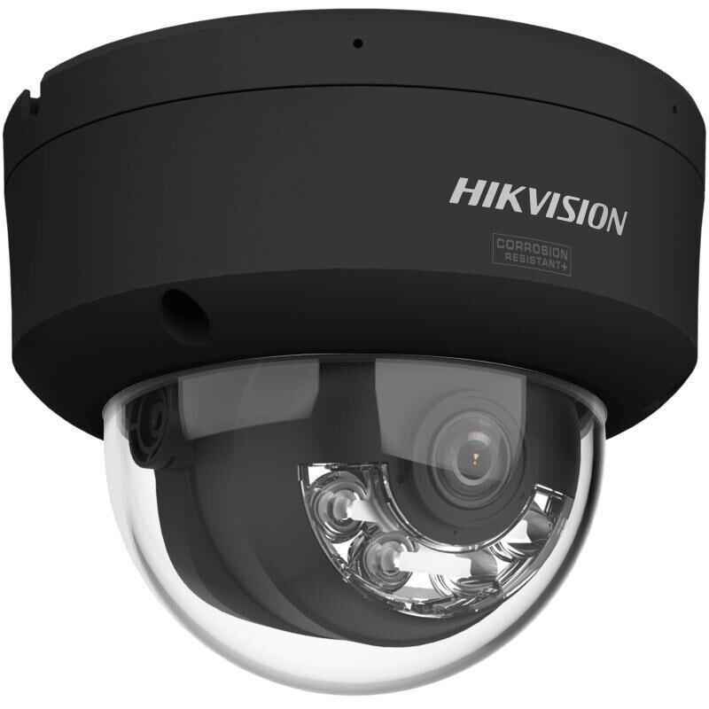 Camera de supraveghere IP Dome 6MP Smart Hybrid Light with ColorVu Hikvision DS-2CD2167G3-LIS2UY(2.8MM)/BK, lentila fixa 2.8mm, iluminare min: Color: 0.0005 Lux @ (F1.0, AGC ON),0 Lux cu IR 30m, microfon incorporat, interfata audio: 1/1, alarma: 1/1, slot card de memorie: microSD/microSDHC/microSDXC (DS-2CD2167G3-LIS2UY(2.8MM)/BK)