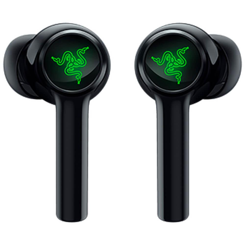 Casti Razer Hammerhead HyperSpeed, TWS, bluetooth 5.2, compatibile: Xbox (seriile: X|S, Xbox One X, Xbox One S), PS5™, PS4™, PC, Mac, Smartphones, tablete, autonomie (testata cu dispozitiv iOs) pana la 32.5h (6.5h pt casti si 26h pentru carcasa - care poate asigura pana la 4 reincarcari), autonomie (RZ12-03820200-R3G1)
