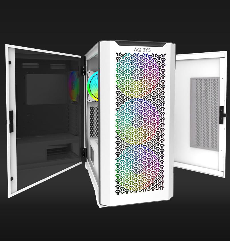 Carcasa AQIRYS AQUILLA Mid Tower ARGB ALB (AQRYS_AQUILLAW)