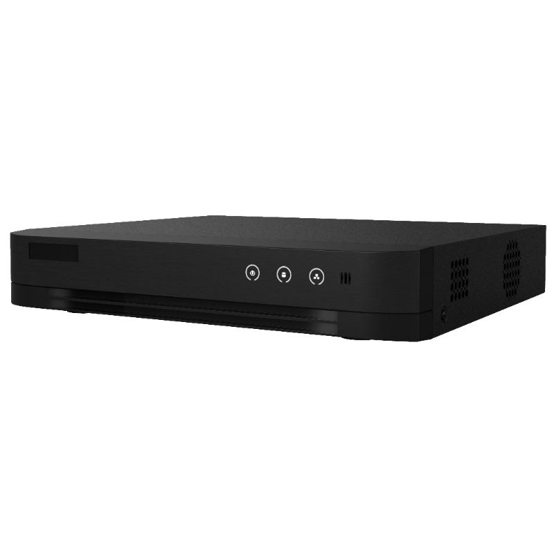 4-ch 5MP 1U H.265 AcuSense DVR Deep learning based human and vehicle targets classification of Motion Detection 2.0 Deep learning-based perimeter protection H.265 Pro+/H.265 Pro/H.265 video compression HDTVI/AHD/CVI/CVBS/IP video inputs Audio via coaxial cable Up to 6-ch IP camera inputs (up to 8 (IDS-7204HUHI-M1/E(E))