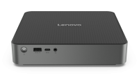 Desktop Lenovo IdeaCentre Mini 01IRH10R , Intel® Core 7 240H, 10C (6P + 4E) / 16T, P-core 2.5 / 5.2GHz, E-core 1.8 / 4.0GHz, 24MB Intel Smart Cache, video Integrated Intel® Graphics, RAM 2x 16GB SODIMM DDR5-5600; Two DDR5 SODIMM slots, dual-channel capable; Up to 32GB DDR5-5600,  1TB SSD M.2 2280 (91B2003ERM)