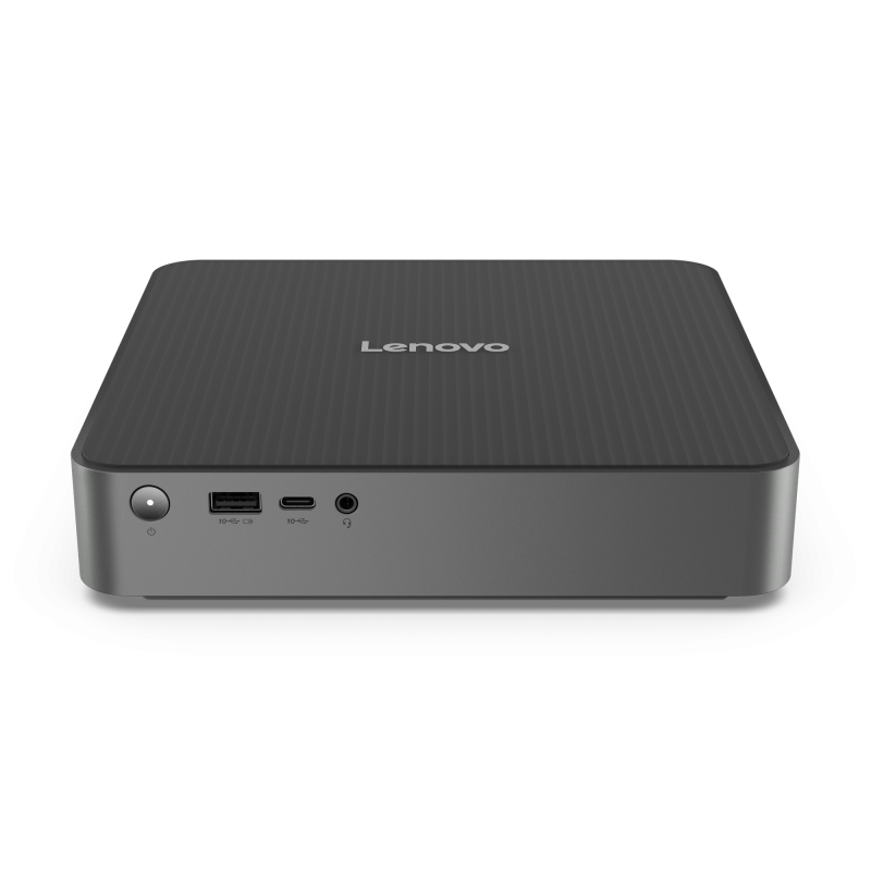 Desktop Lenovo IdeaCentre Mini 01IRH10R , Intel® Core 7 240H, 10C (6P + 4E) / 16T, P-core 2.5 / 5.2GHz, E-core 1.8 / 4.0GHz, 24MB Intel Smart Cache, video Integrated Intel® Graphics, RAM 2x 16GB SODIMM DDR5-5600; Two DDR5 SODIMM slots, dual-channel capable; Up to 32GB DDR5-5600, 1TB SSD M.2 2280 (91B2003ERM)