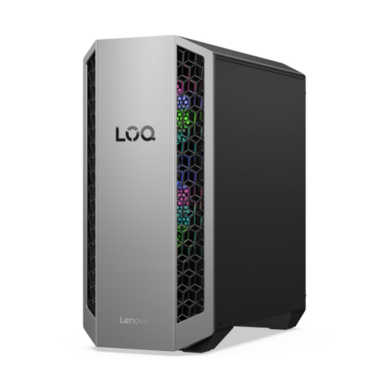 Desktop Gaming Lenovo LOQ Tower 26ADR10 , AMD Ryzen™ 7 8745HX (8C / 16T, 3.6 / 5.1GHz, 8MB L2 / 32MB L3), video NVIDIA® GeForce RTX™ 5050 8GB GDDR6, RAM 2x 16GB SODIMM DDR5-5200; Two DDR5 SODIMM slots, dual-channel capable; Up to 64GB DDR5-5200, 1TB SSD M.2 2280 PCIe® 4.0x4 NVMe®, no ODD, no Card (91DF005RRM)