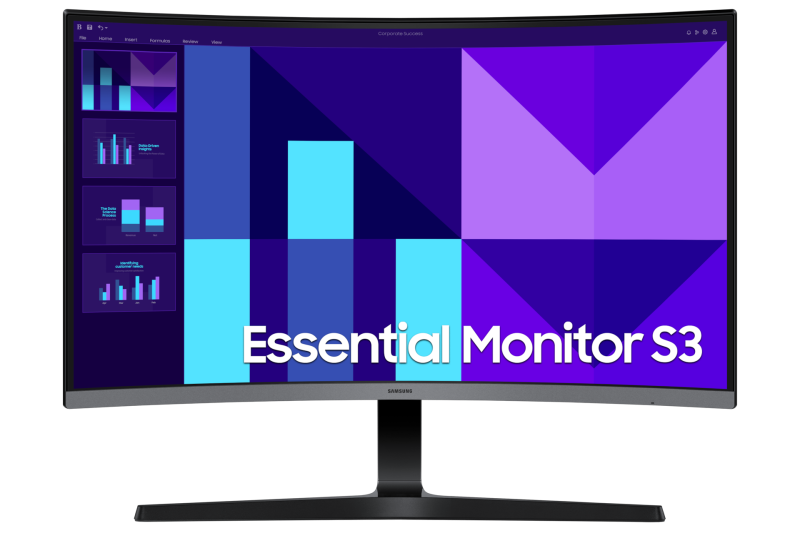 Monitor Samsung 27" LS27D392GAUXEN, Curvature: 1800R, Diagonal (inch): 27, Diagonal (cm): 68.58, Aspect ratio: 16:9, Panel: VA, Resolution: 1920x1080, Refresh Rate: 100Hz, Response time GtG: 4ms, Brightness (max): 250 cd/m², Contrast (static) : 3000:1, Viewing angle: 178/178, Color Gamut Type: sRGB (LS27D392GAUXEN)