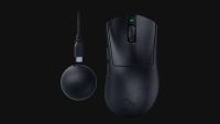 Mouse gaming Razer DeathAdder V4 Pro, rezolutie maxima 45000 DPI, senzor Focus Pro 45K Optical Sensor Gen-2, switch Optical Mouse Switches Gen-4, autonomie pana la 1500 ore, negru (RZ01-05330100-R3G1)
