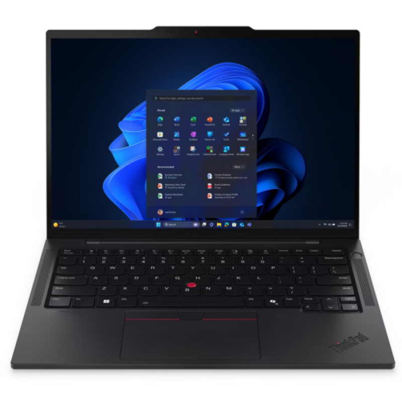 Laptop ThinkPad T14s Gen 6 (Intel); 14" 2.8K (2880x1800) OLED 500nits Anti-glare / Anti-reflection / Anti-smudge, 100% DCI-P3, 120Hz VRR, Dolby Vision®, Touch; Intel® Core Ultra 7 265U, 12C (2P + 8E + 2LPE) / 14T, Max Turbo up to 5.3GHz, 12MB Intel Smart Cache; Video Integrated Intel® Graphics; RAM (21R10070RI)