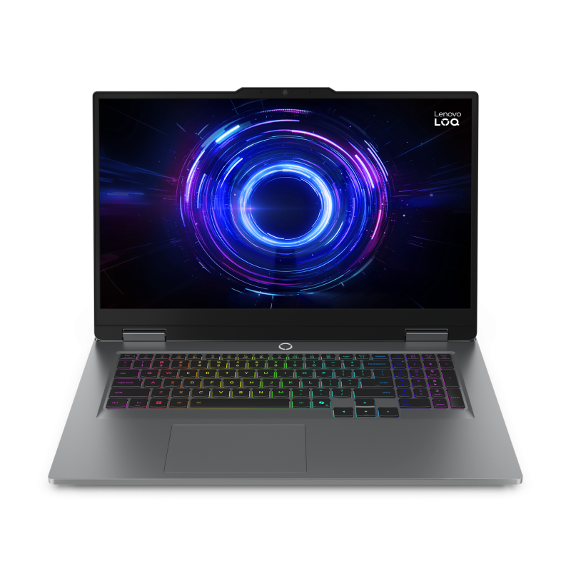 Laptop Lenovo Gaming LOQ 17IRX10, 17.3" FHD (1920x1080) IPS 300nits Anti-glare, 100% sRGB, 165Hz, G-SYNC®, Intel® Core i7-13650HX, 14C (6P + 8E) / 20T, P-core up to 4.9GHz, E-core up to 3.6GHz, 24MB Intel Smart Cache, video NVIDIA® GeForce RTX™ 5050 8GB GDDR7, Boost Clock 2662MHz, TGP 115W, 440 AI (83JH0040RM)