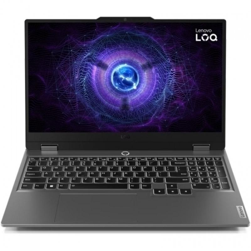 Laptop Lenovo Gaming LOQ 15IRX9, 15.6" FHD (1920x1080) IPS 300nits Anti-glare, 100% sRGB, 144Hz, G-SYNC®, Intel® Core i5-13450HX, 10C (6P + 4E) / 16T, P-core 2.4 / 4.6GHz, E-core 1.8 / 3.4GHz, 20MB Intel Smart Cache, video NVIDIA® GeForce RTX™ 3050 6GB GDDR6, Boost Clock 1732MHz, TGP 95W, 142 AI (83DV01E0RM)