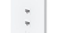 Ubiquiti UniFi Universal Paintable Keystone Wall Plate - Vertical, 4-Pack - 2 Port (UACC-WP-Keystone-V-2P)